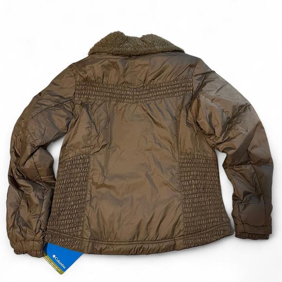 Columbia brown puffer jacket, women’s size M, NWT - Picture 5 of 5